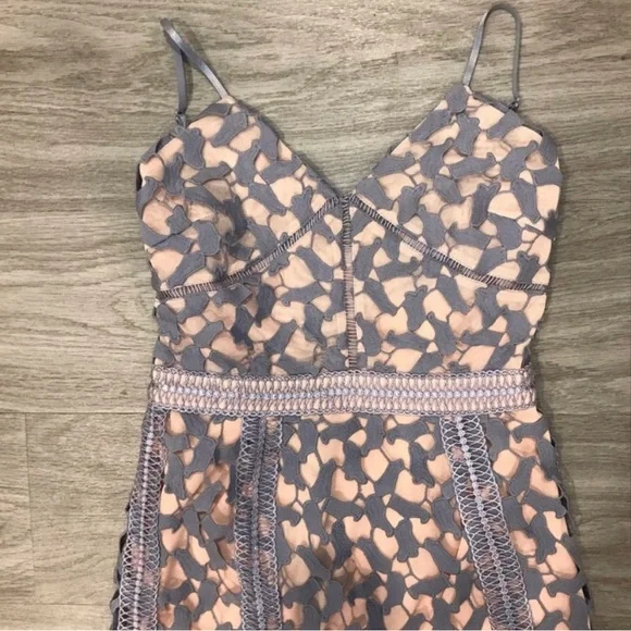 REVOLVE Lavender Lace Overlay Maxi Dress - Picture 5 of 5